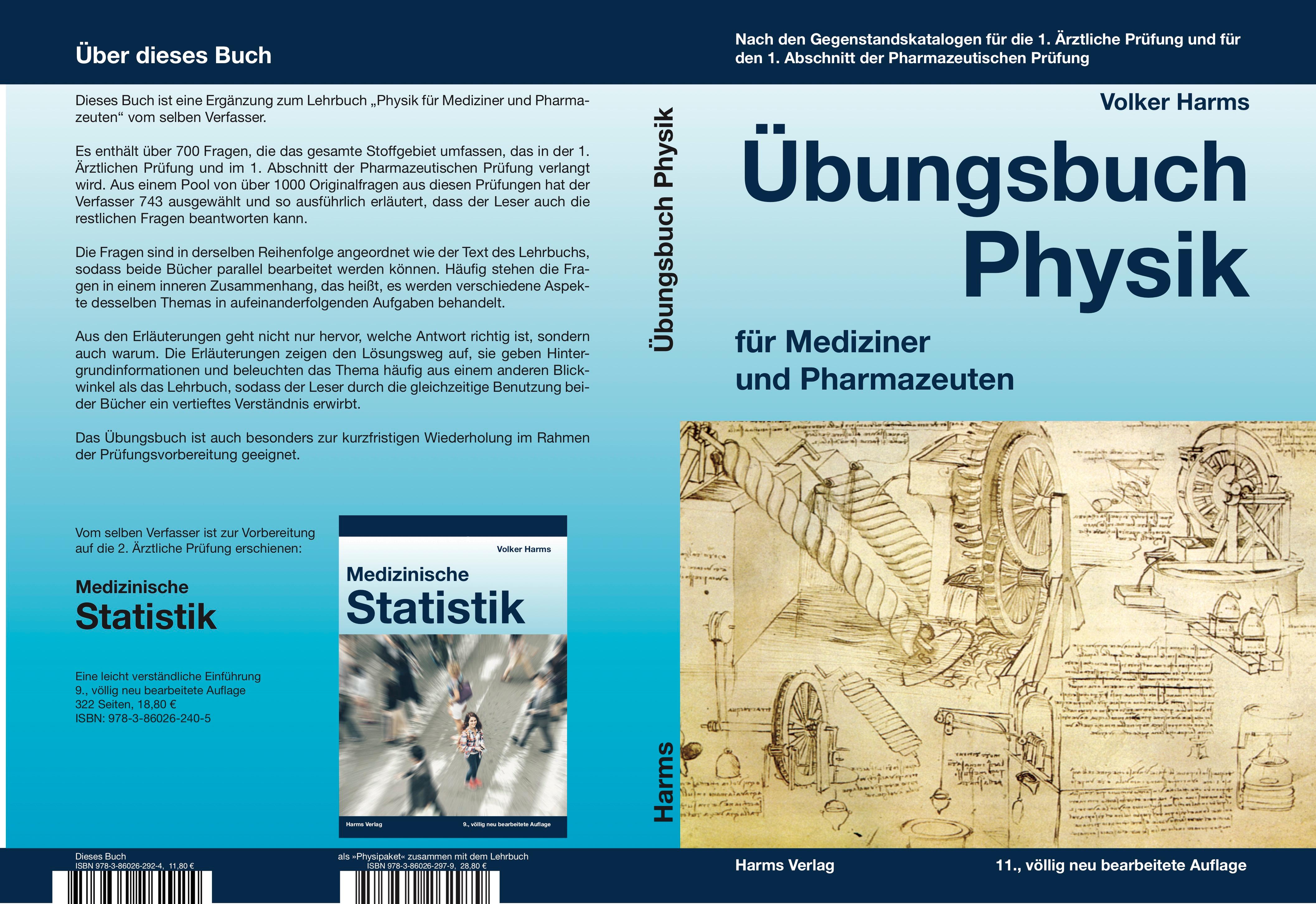 Vorderes Coverbild Übungsbuch Physik für Mediziner und Pharmazeuten