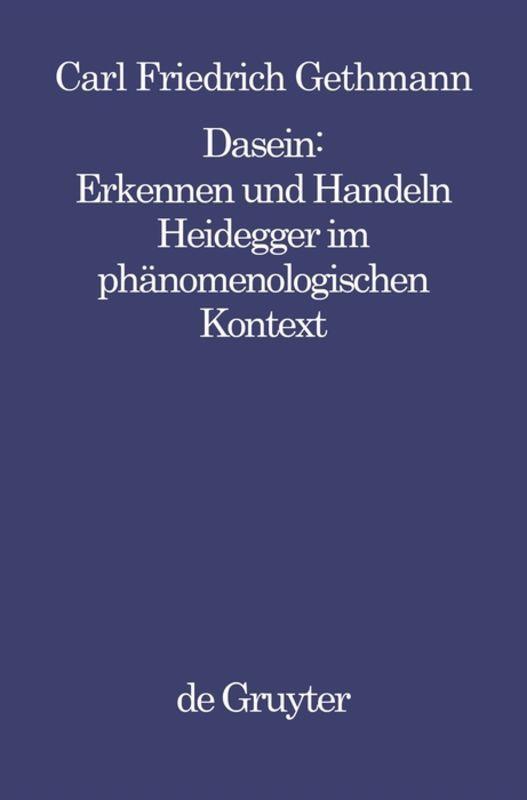 Vorderes Coverbild Dasein : Erkennen und Handeln