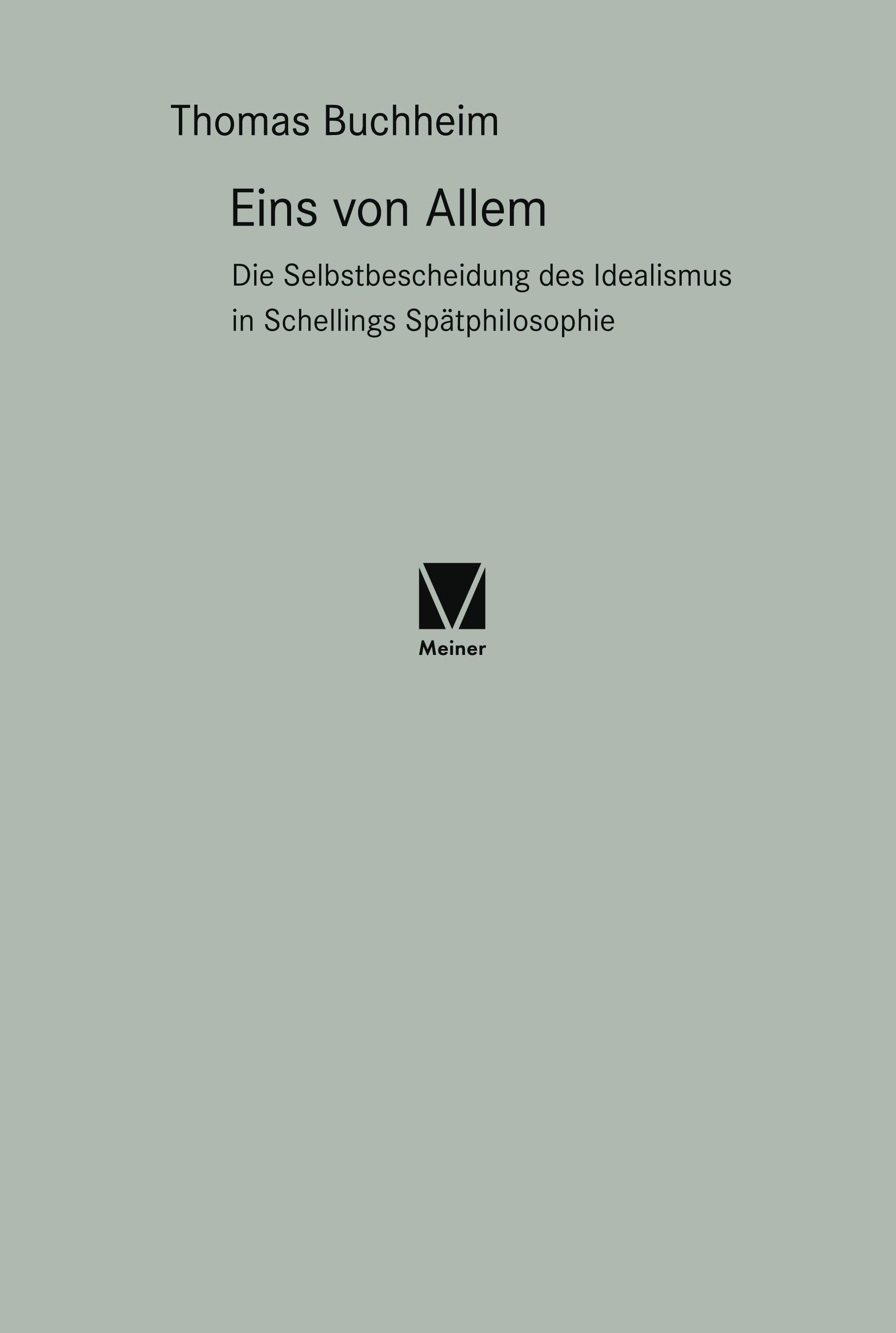Vorderes Coverbild Eins von Allem