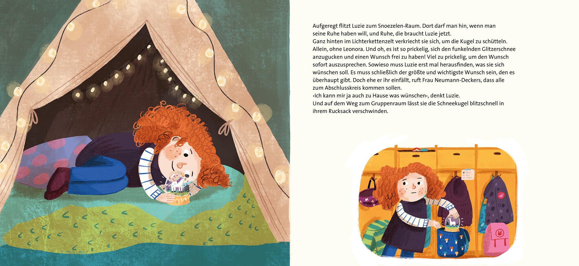 Beispielinhalt (Bild) Der Glückshornwunsch