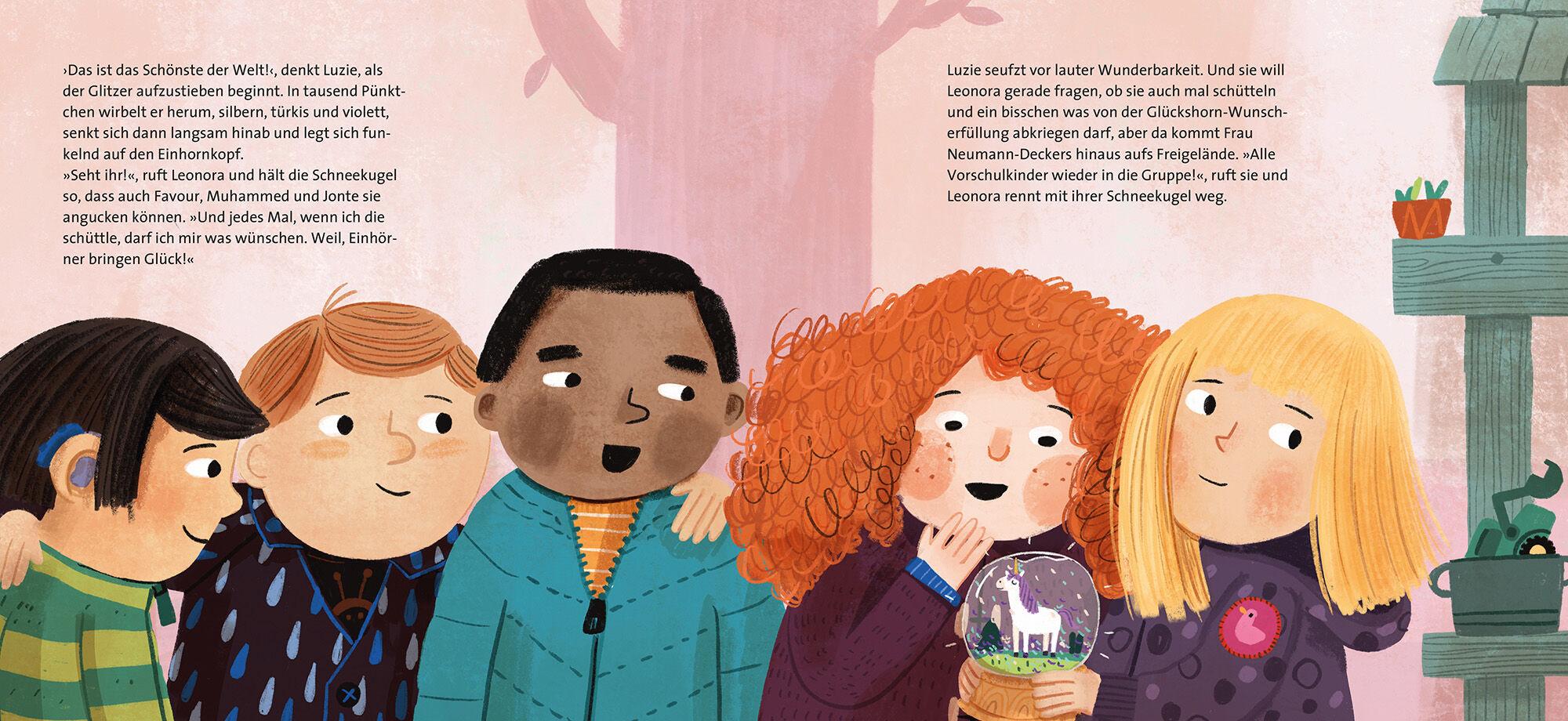 Beispielinhalt (Bild) Der Glückshornwunsch