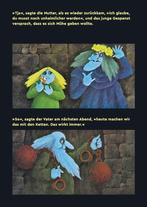 Beispielinhalt (Bild) In einem Schloss in Schottland lebte einmal ein junges Gespenst