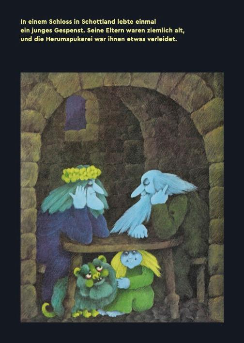 Beispielinhalt (Bild) In einem Schloss in Schottland lebte einmal ein junges Gespenst