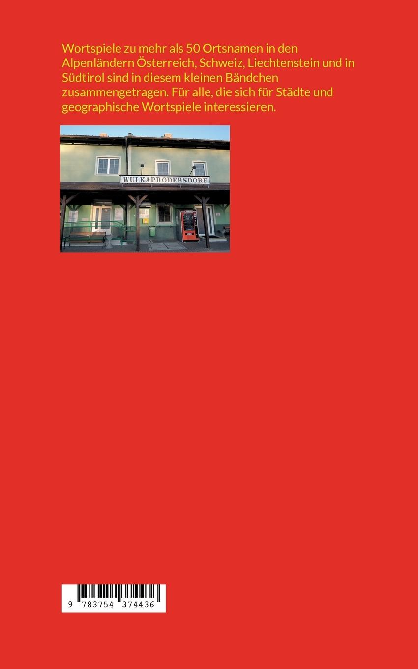 Rückseitencover 50 Orte, 50 Worte