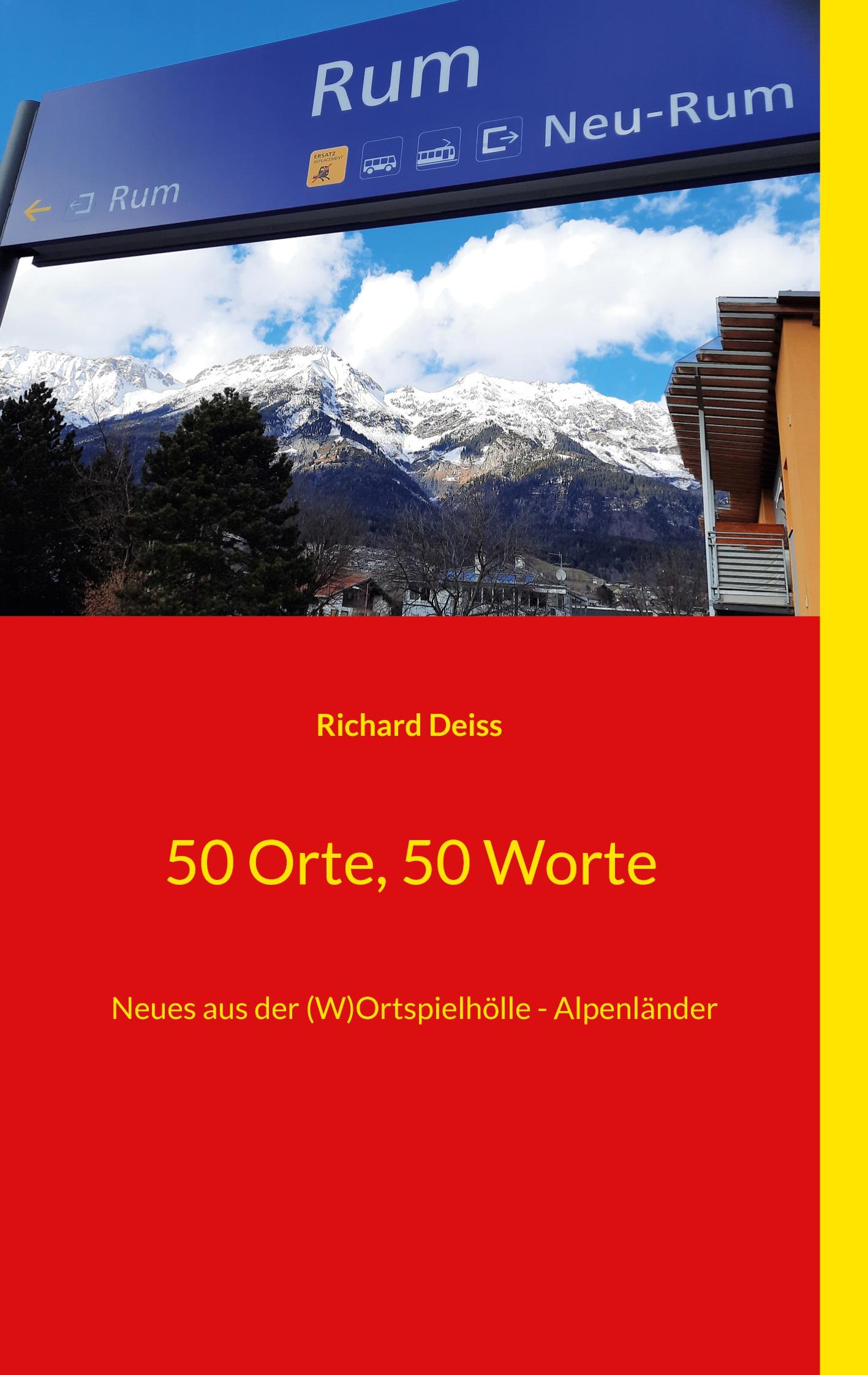 Vorderes Coverbild 50 Orte, 50 Worte