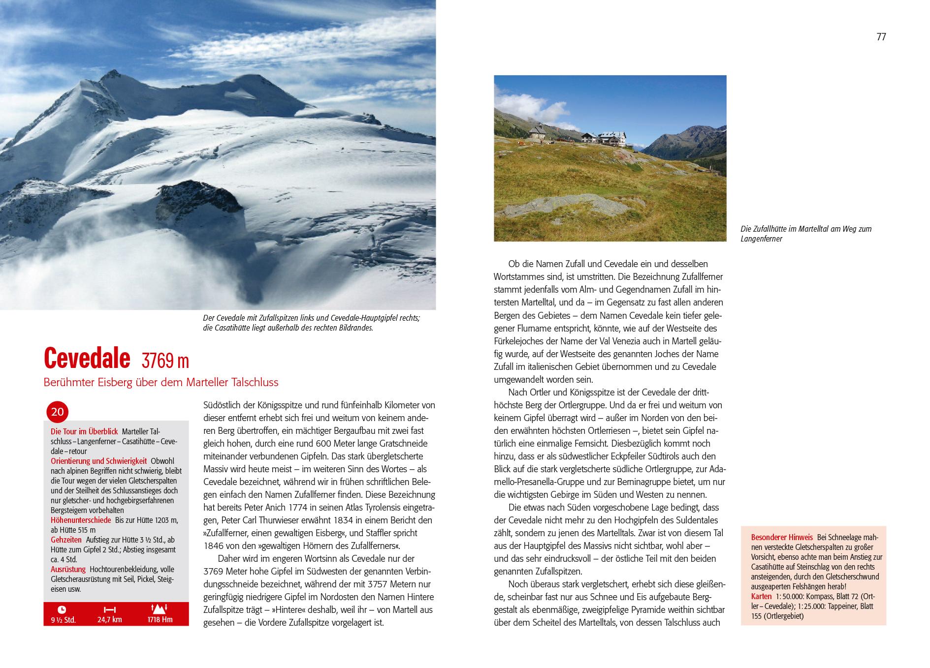 Beispielinhalt (Bild) Die schönsten 3000er in Südtirol