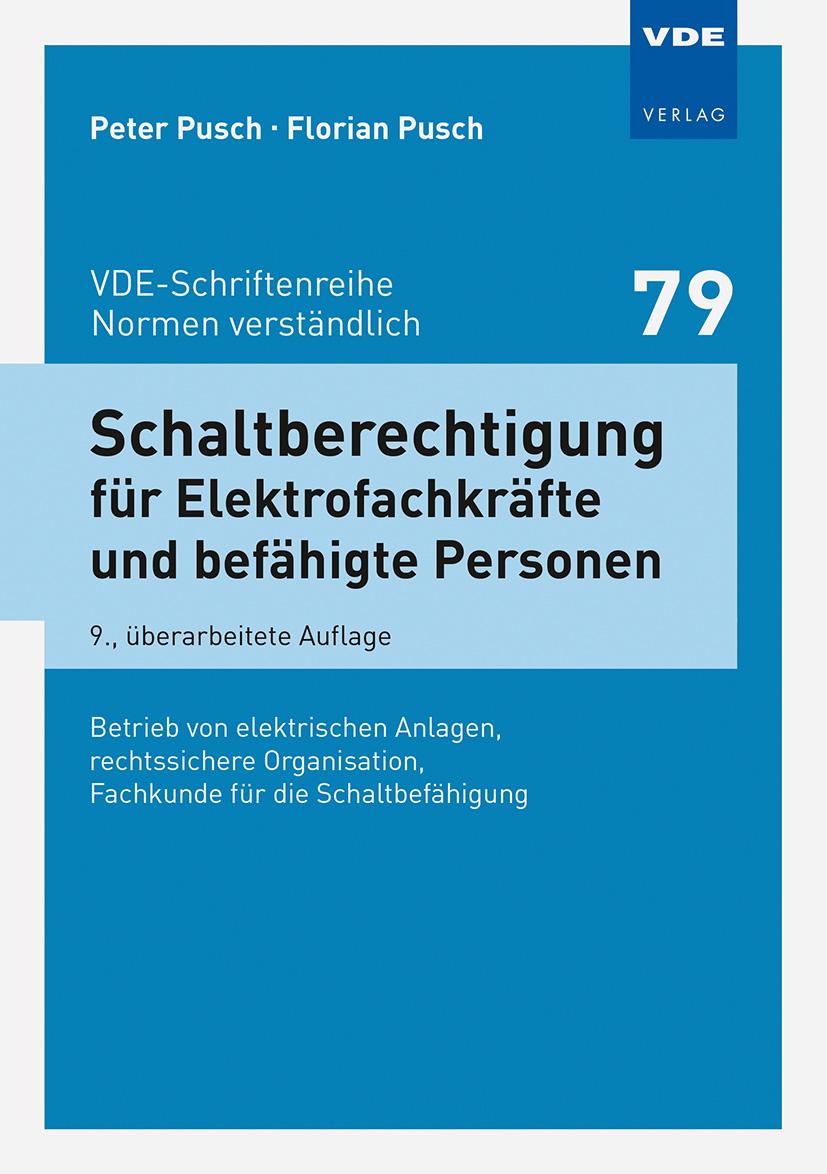 Beispielinhalt (Bild) Schaltberechtigung für Elektrofachkräfte und befähigte Personen