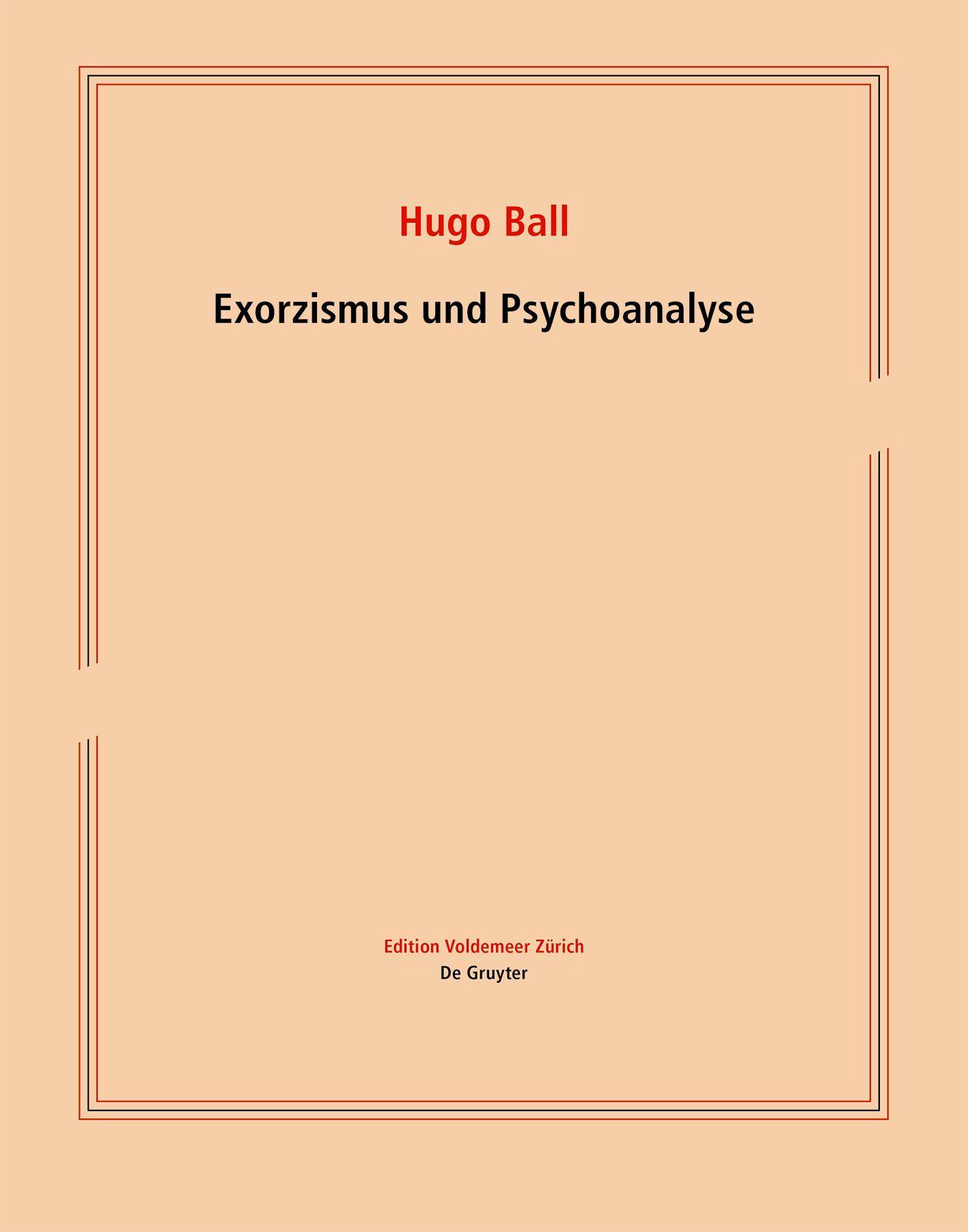 Vorderes Coverbild Exorzismus und Psychoanalyse