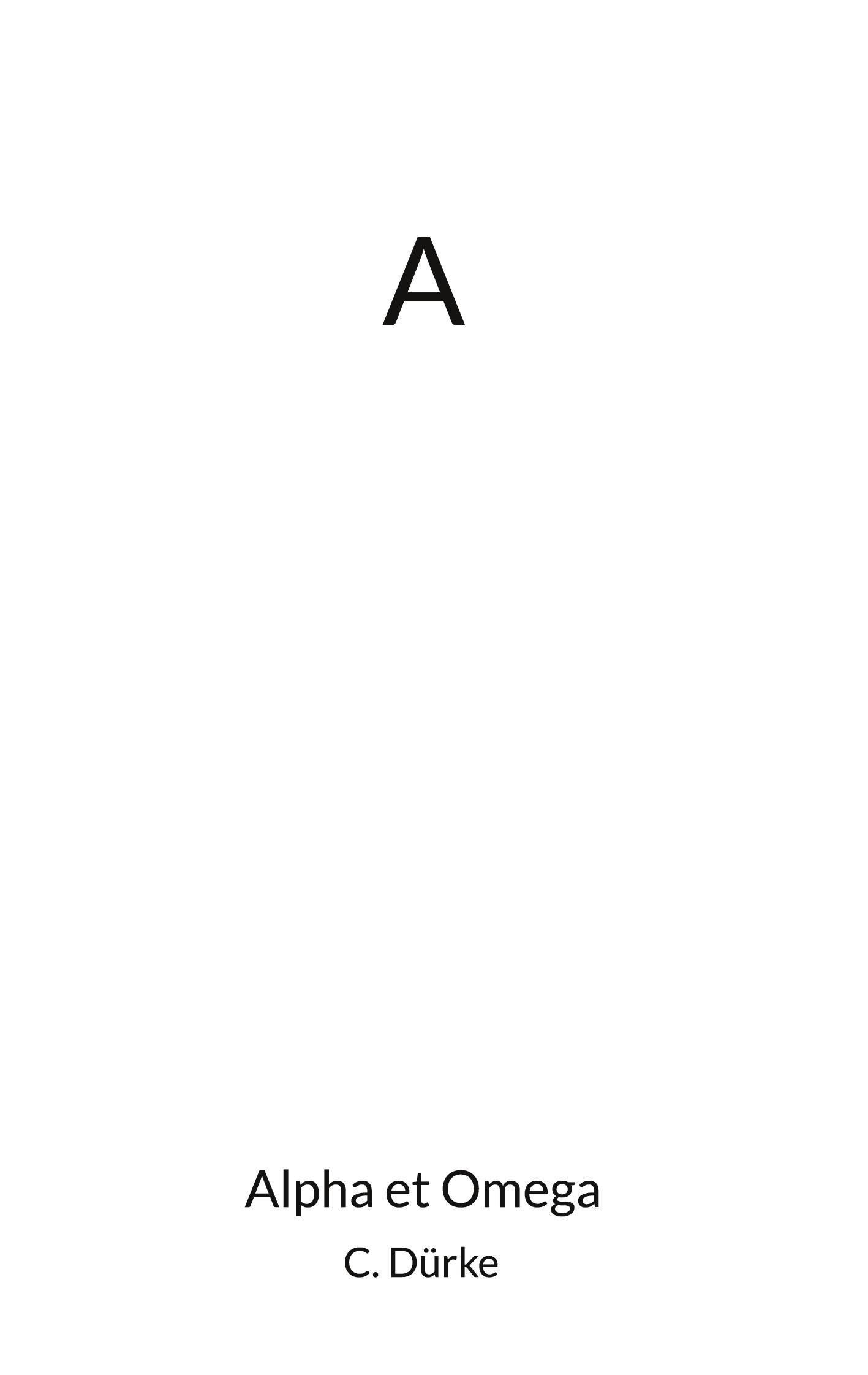 Vorderes Coverbild Alpha et Omega