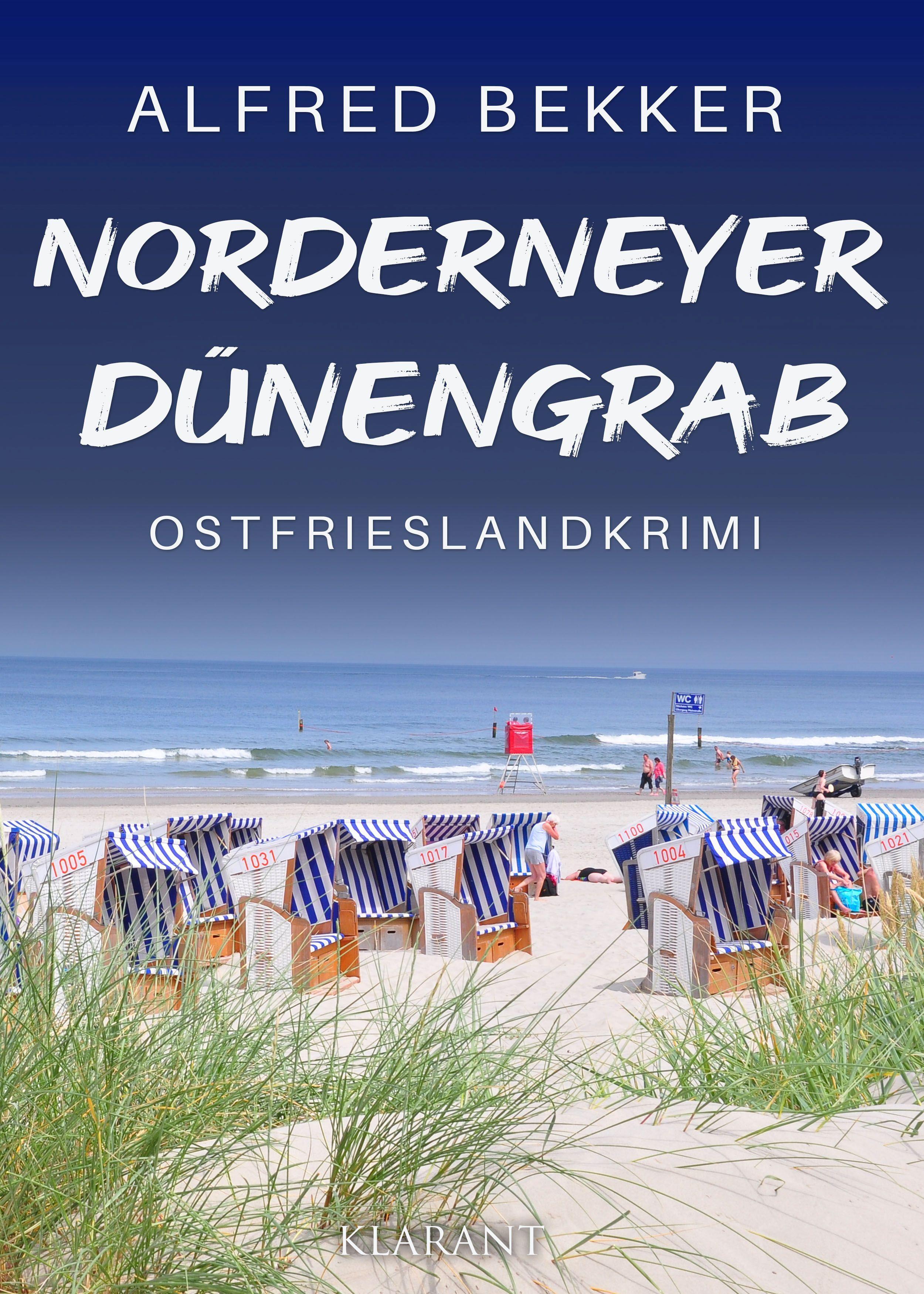 Vorderes Coverbild Norderneyer Dünengrab. Ostfrieslandkrimi