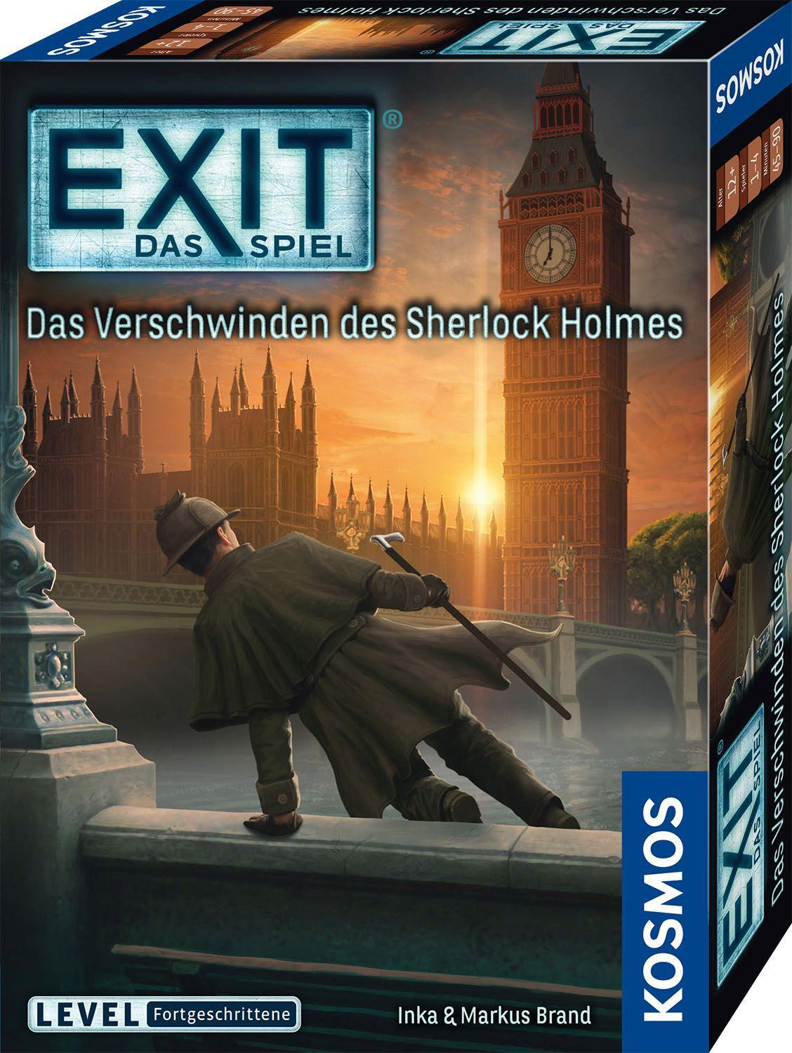 Vorderes Coverbild EXIT® - Das Spiel: Das Verschwinden des Sherlock Holmes (F)