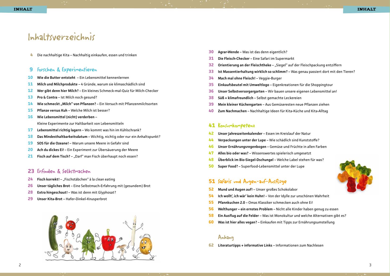 Beispielinhalt (Bild) Gute & nachhaltige Ernährung