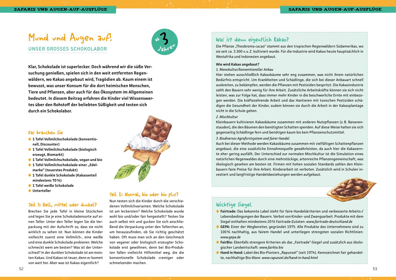 Beispielinhalt (Bild) Gute & nachhaltige Ernährung