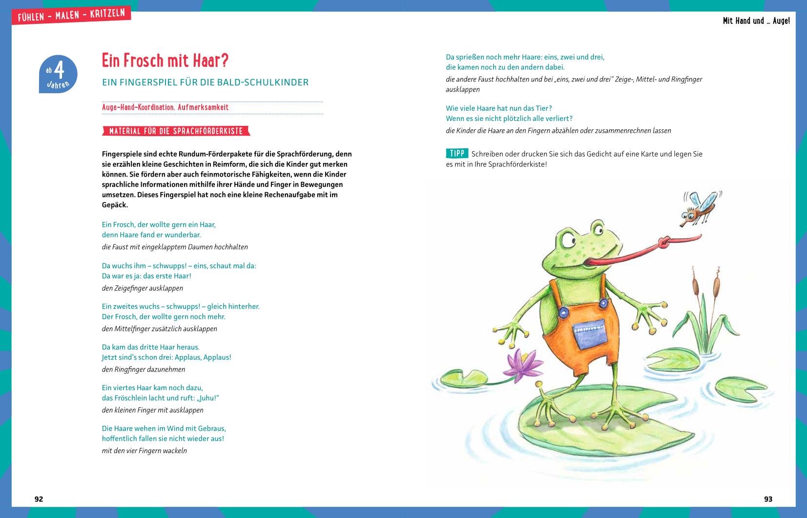 Beispielinhalt (Bild) Alltagsintegrierte Sprachförderung im Kindergarten