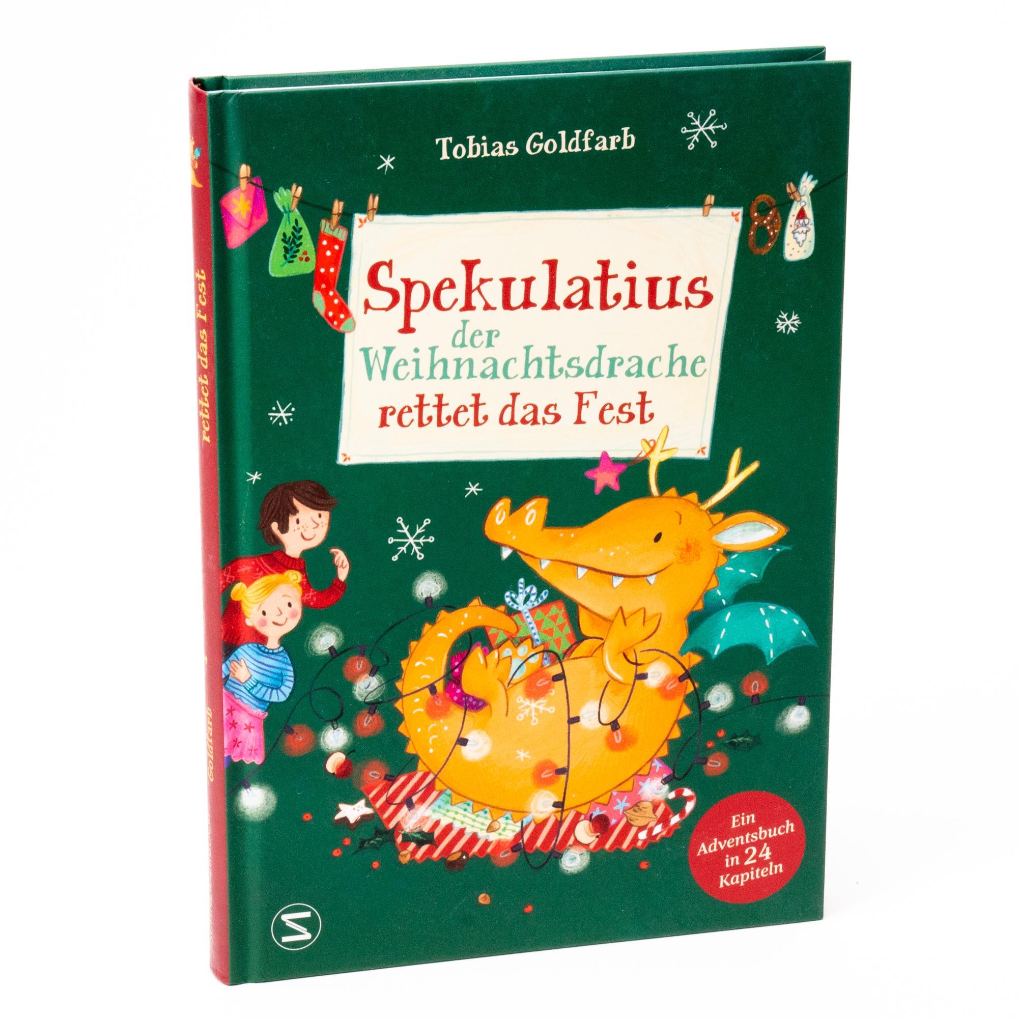Beispielinhalt (Bild) Spekulatius, der Weihnachtsdrache rettet das Fest