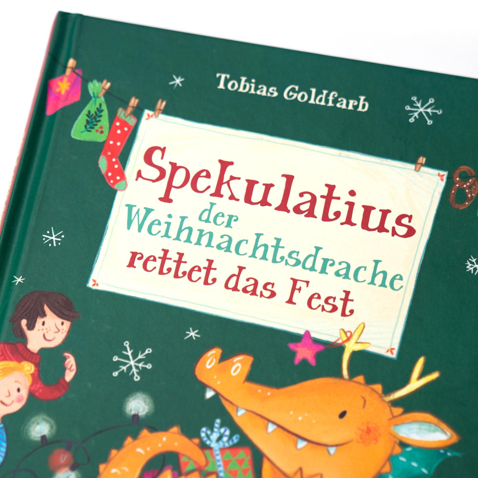 Beispielinhalt (Bild) Spekulatius, der Weihnachtsdrache rettet das Fest