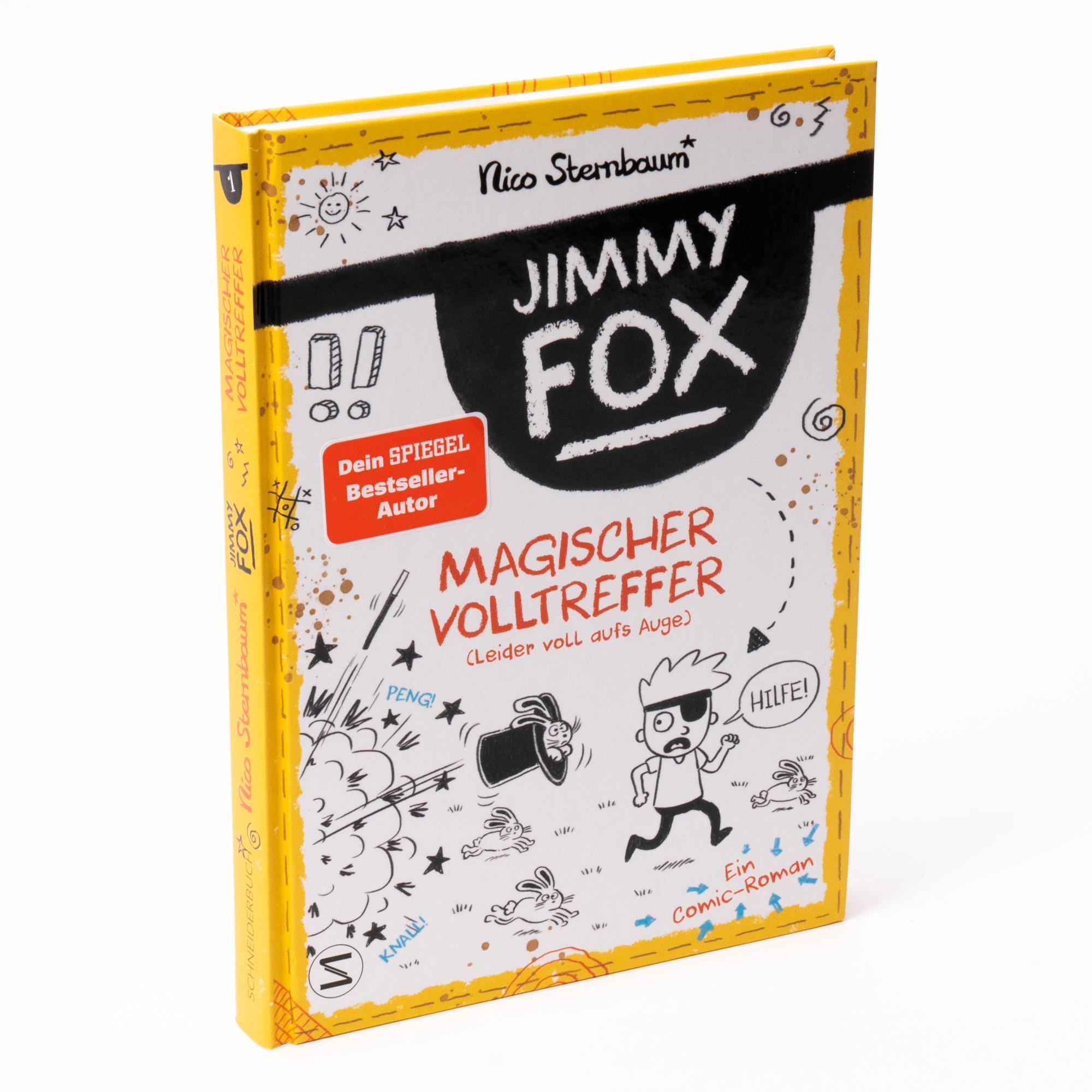 Beispielinhalt (Bild) Jimmy Fox. Magischer Volltreffer (leider voll auf's Auge) - Ein Comic-Roman