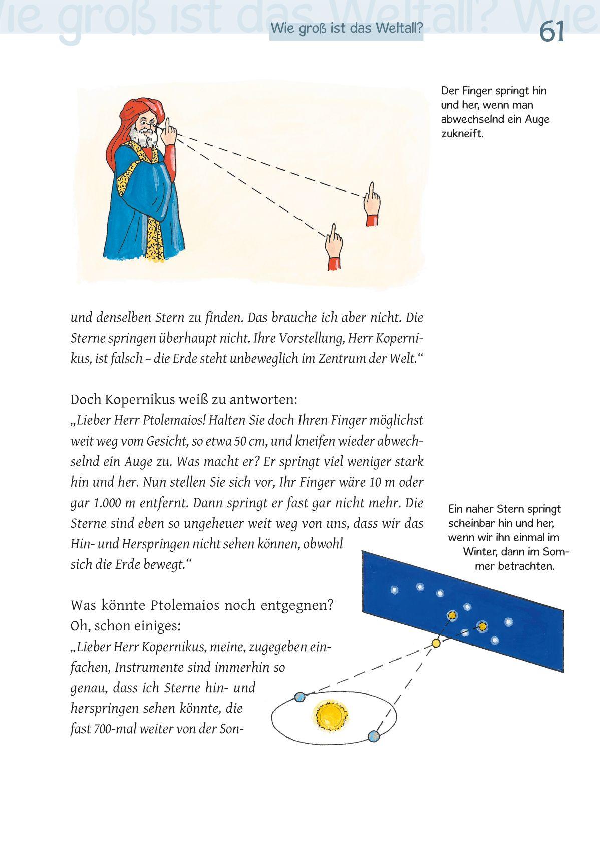 Beispielinhalt (Bild) Die überaus fantastische Reise mit Einstein und Galilei