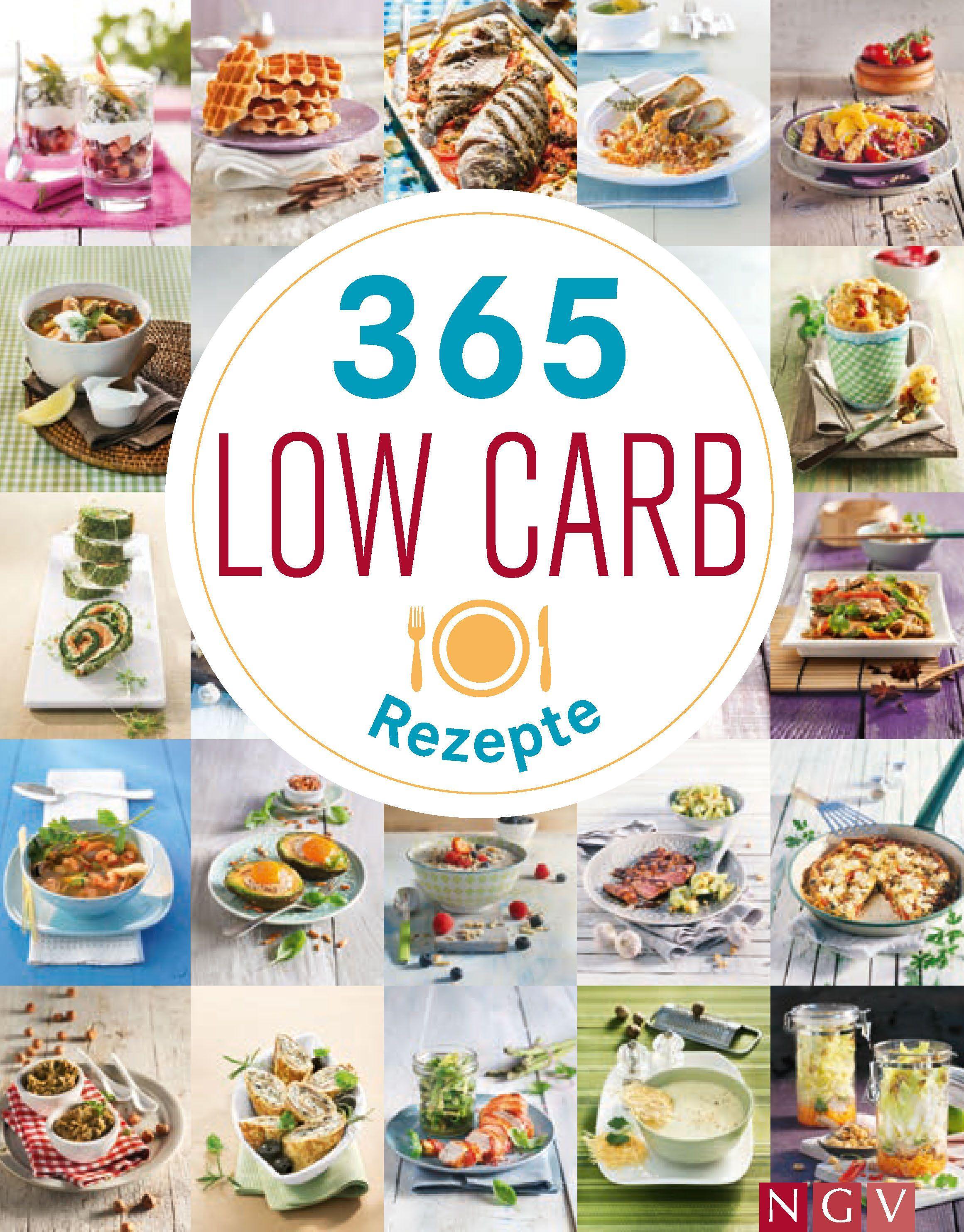 Vorderes Coverbild 365 Low-Carb-Rezepte