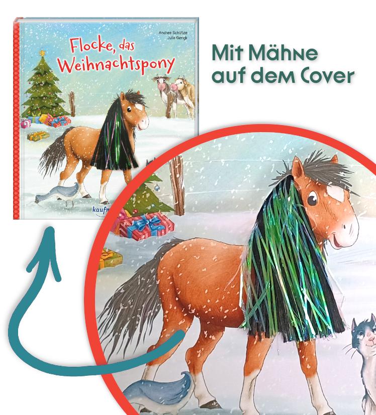 Beispielinhalt (Bild) Flocke, das Weihnachtspony