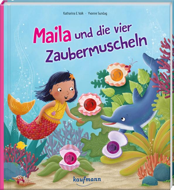 Vorderes Coverbild Maila und die vier Zaubermuscheln
