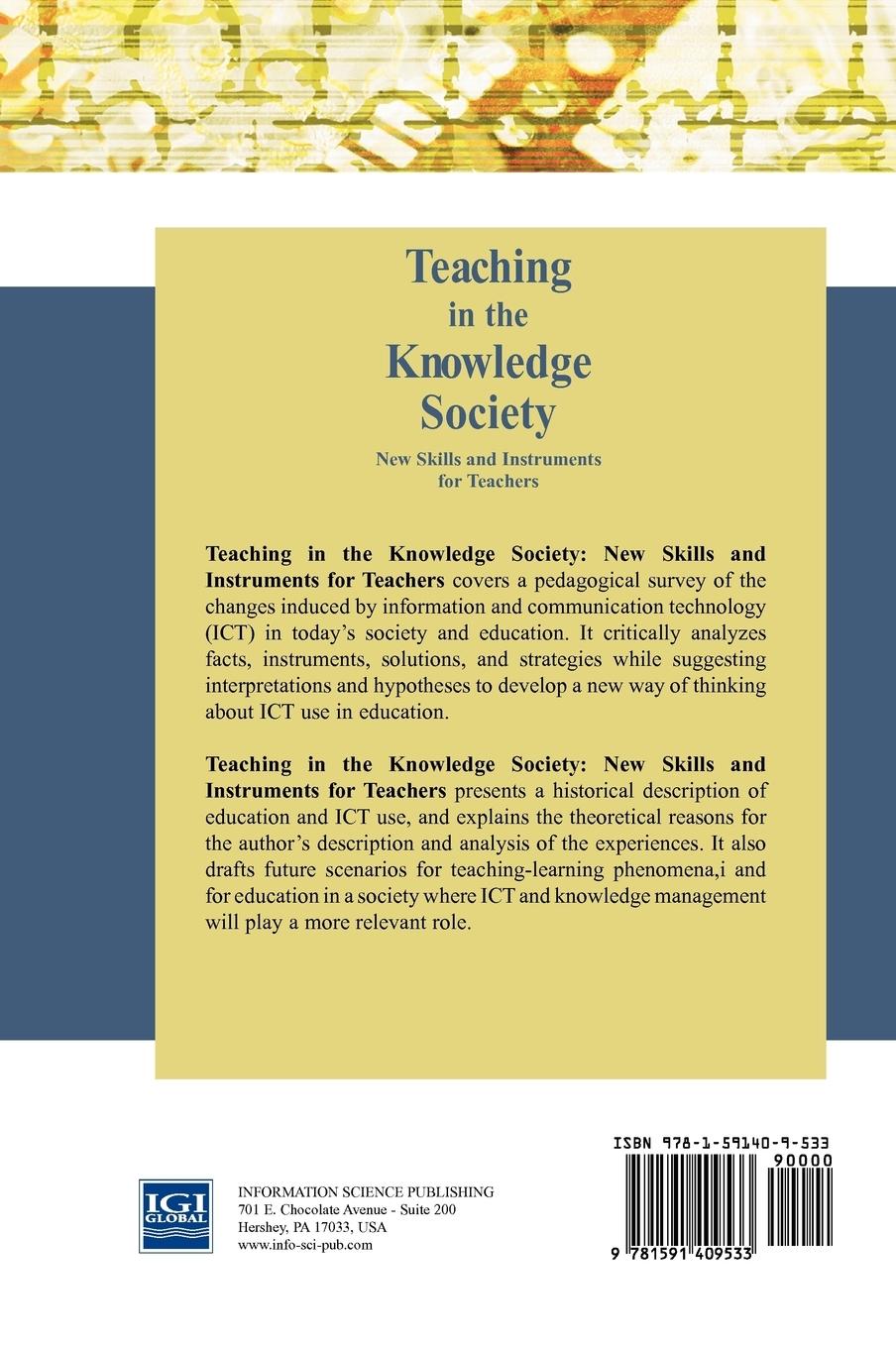Rückseitencover Teaching in the Knowledge Society