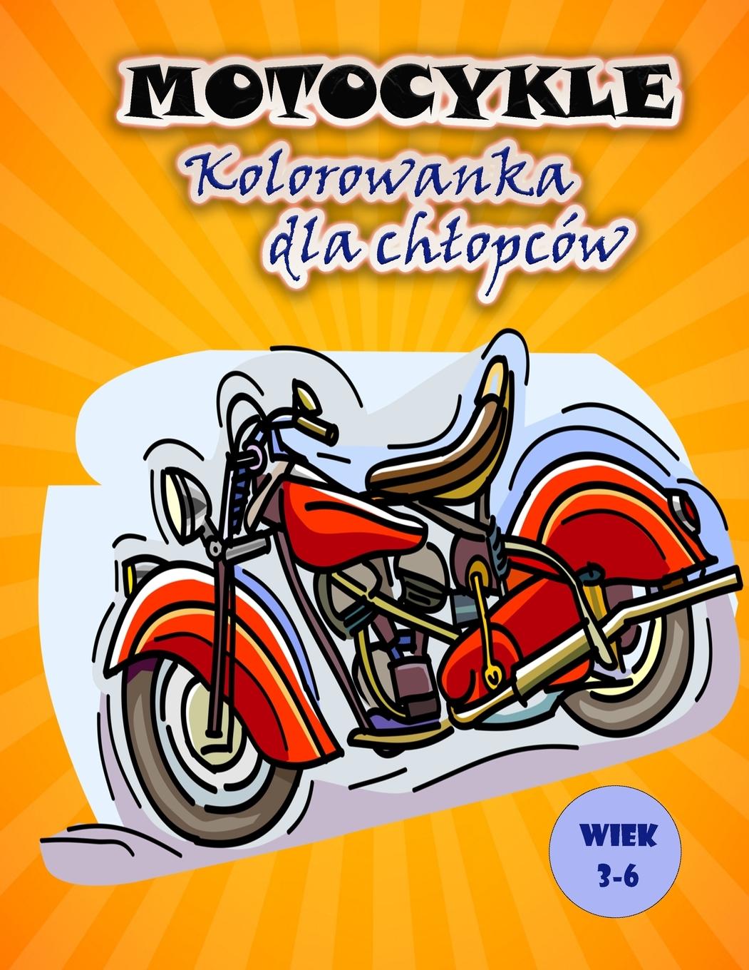 Vorderes Coverbild Kolorowanka dla dzieci o tematyce motocyklowej