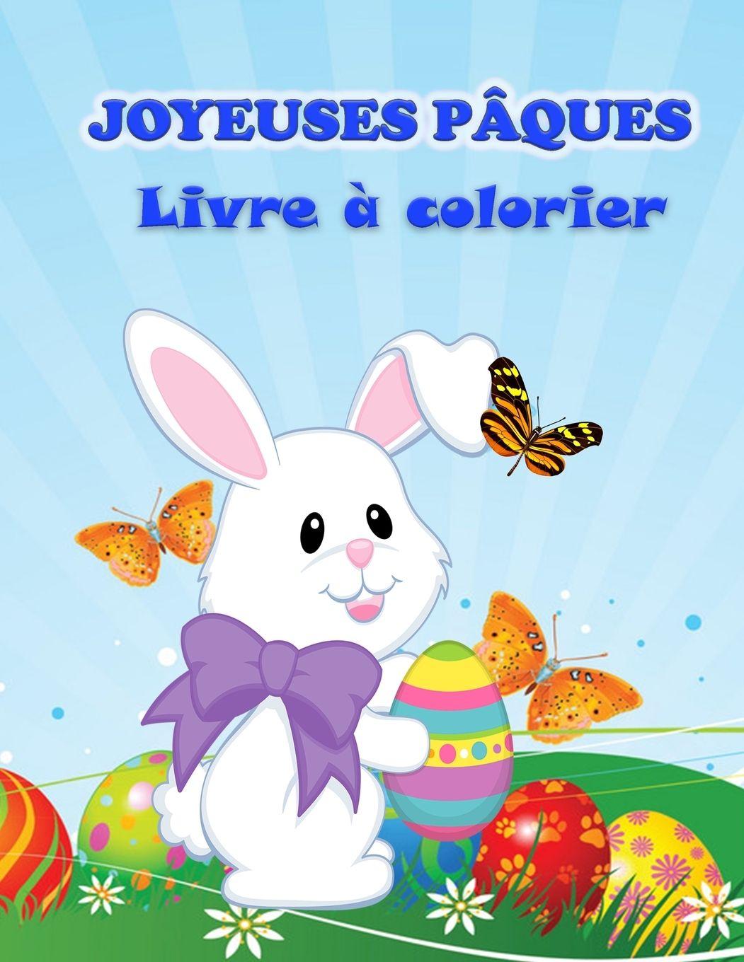 Vorderes Coverbild Livre de coloriage "Joyeuses Pâques