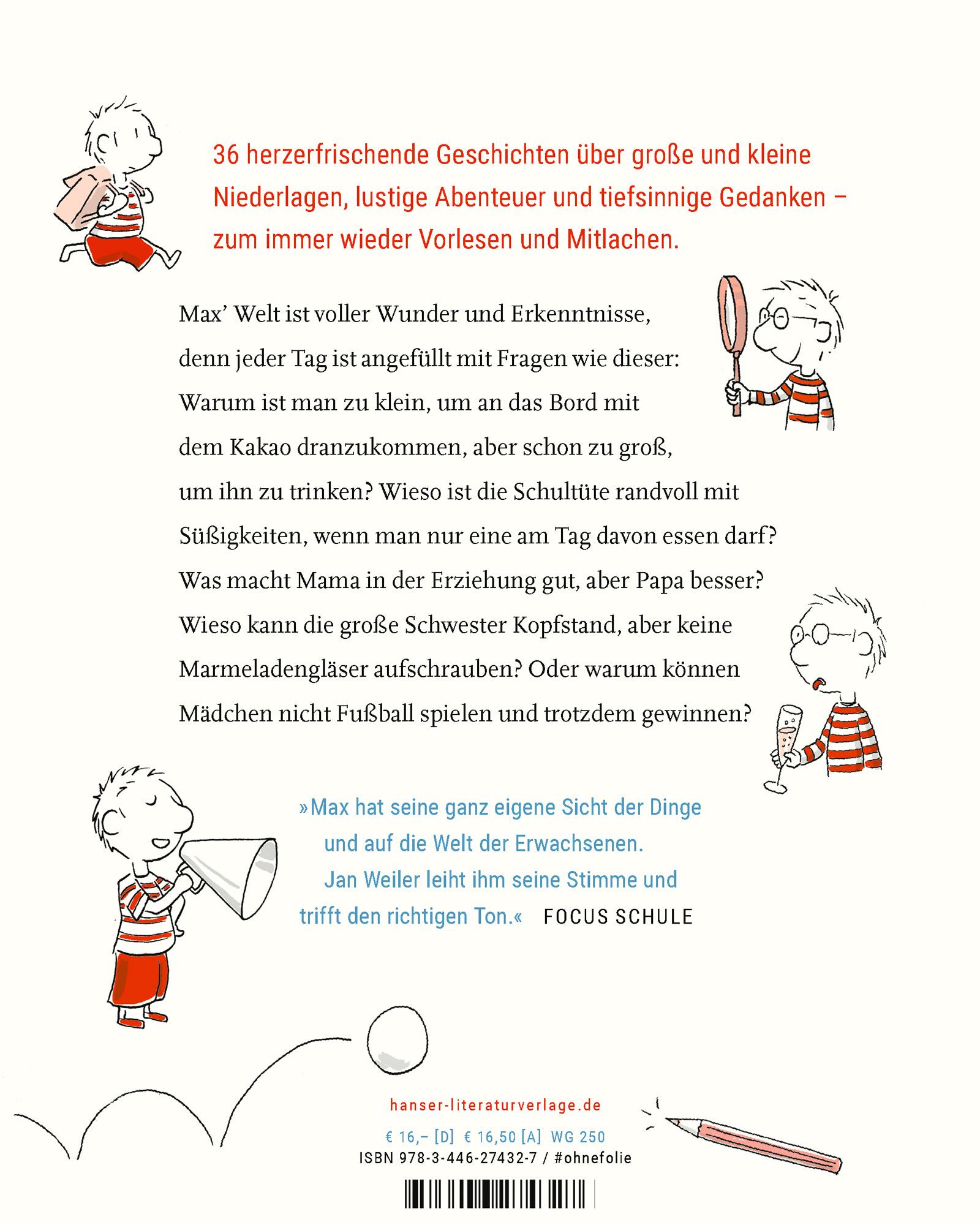 Beispielinhalt (Bild) Max - Memoiren eines Schulanfängers