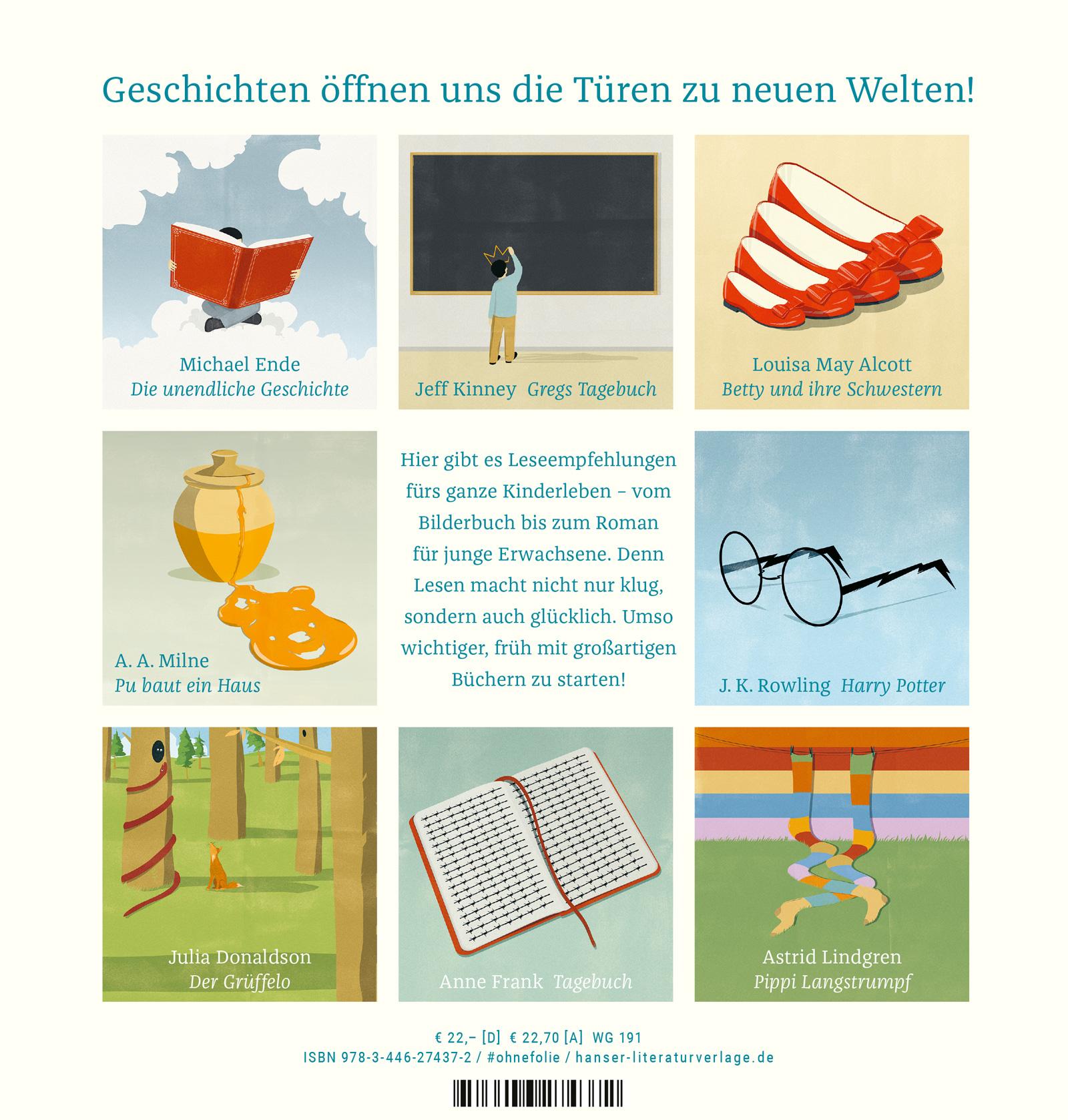 Beispielinhalt (Bild) Das Buch der Bücher - von Grüffelo bis Sofies Welt