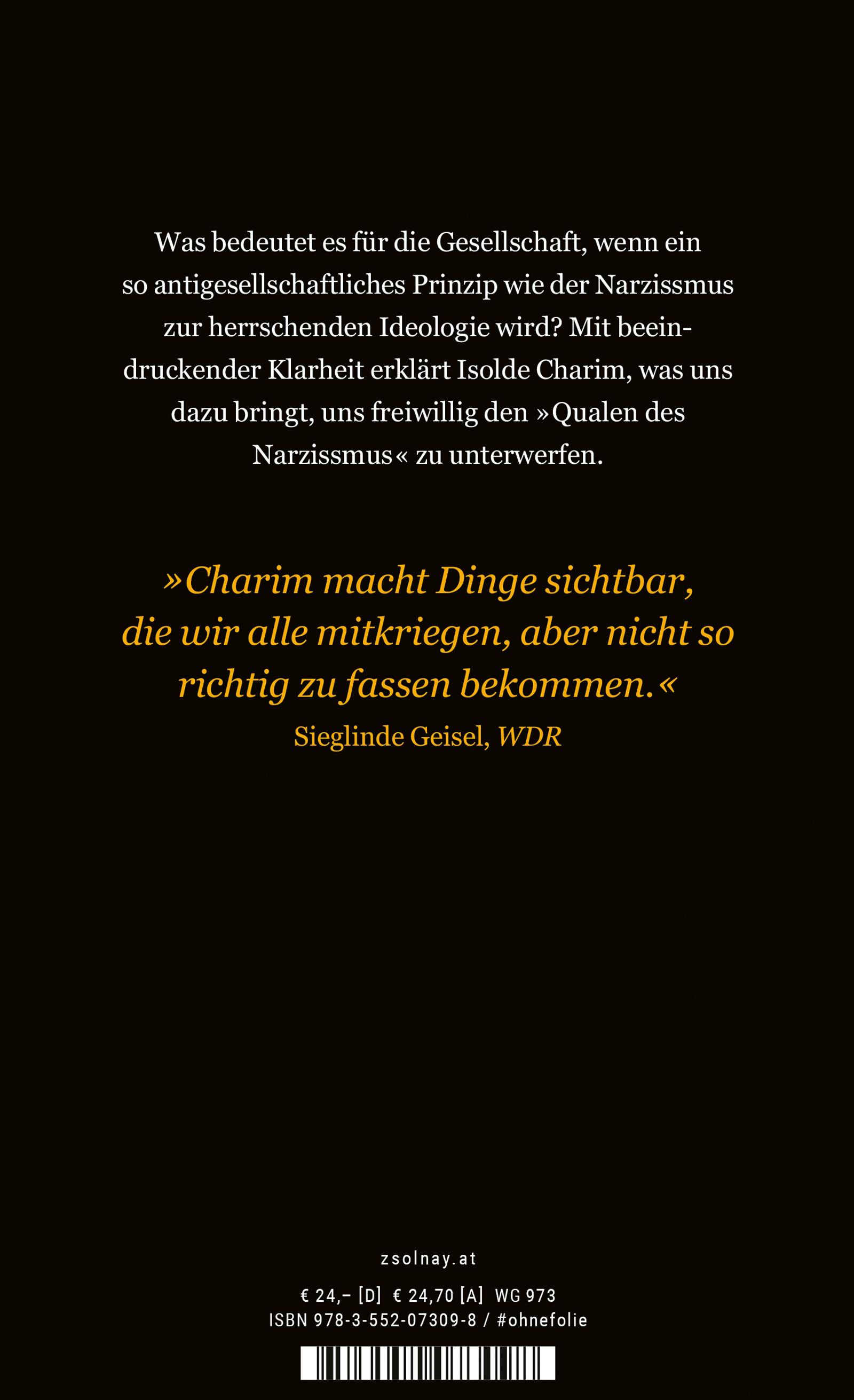 Beispielinhalt (Bild) Die Qualen des Narzissmus