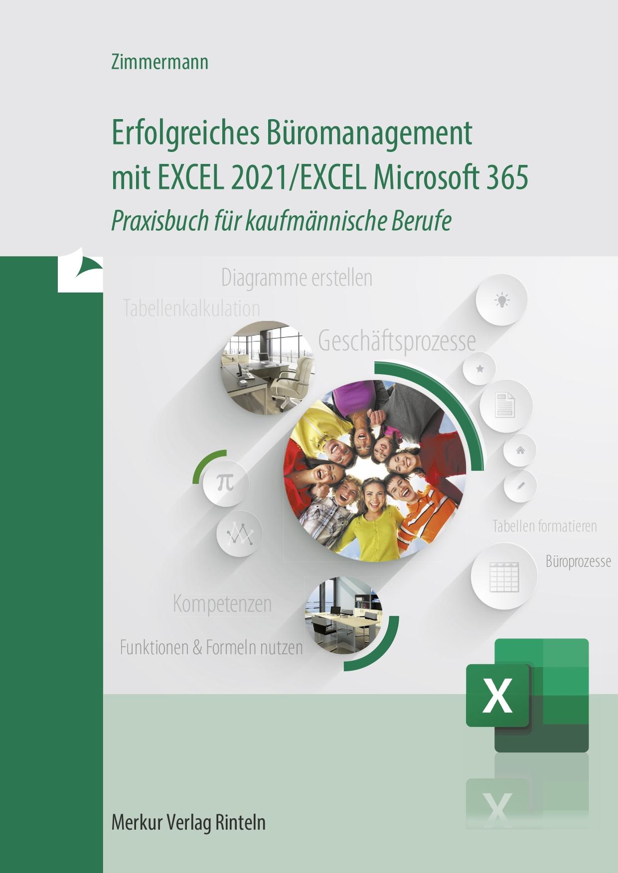 Vorderes Coverbild Erfolgreiches Büromanagement EXCEL 2021 / Excel Microsoft 365