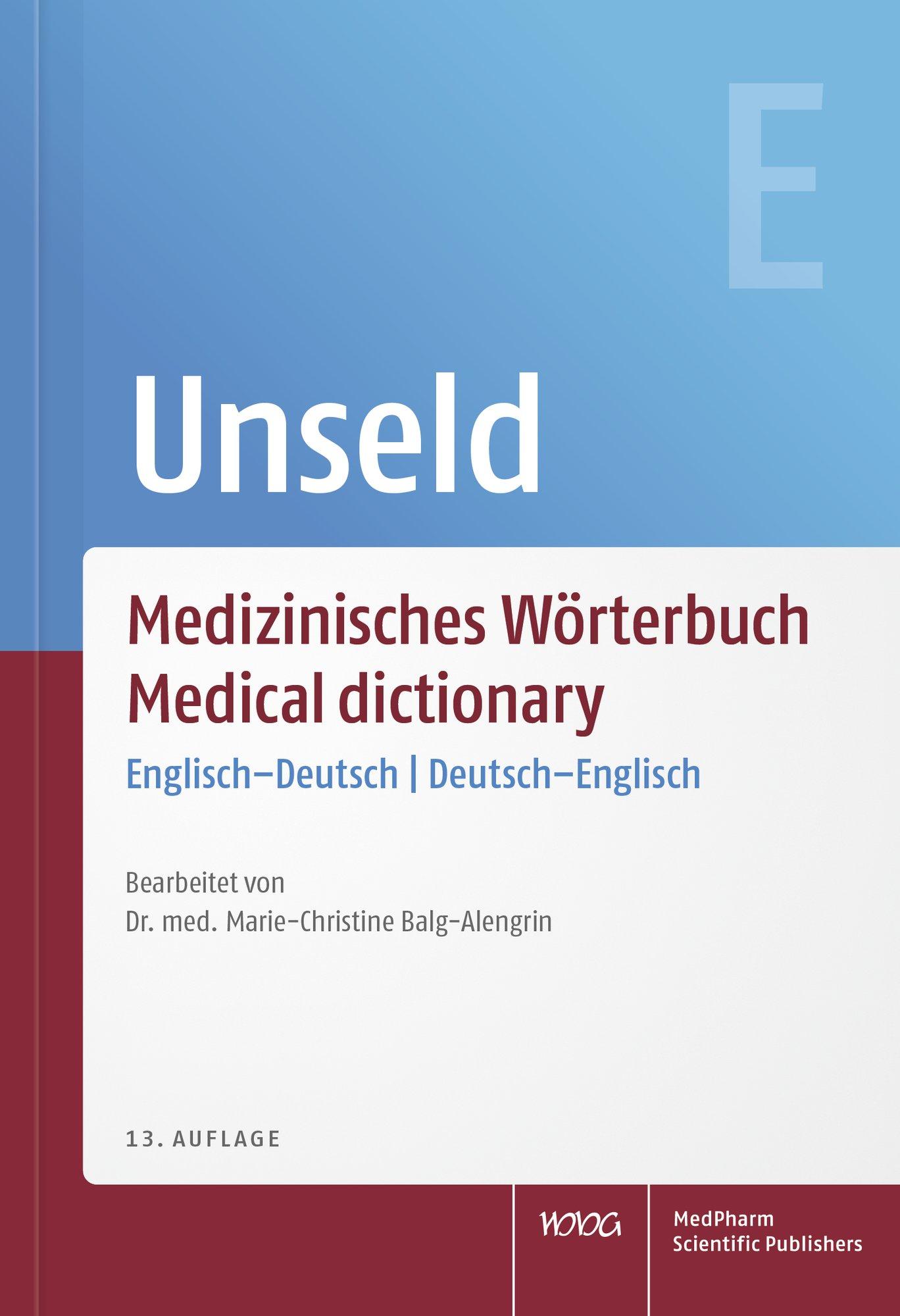 Vorderes Coverbild Medizinisches Wörterbuch | Medical dictionary