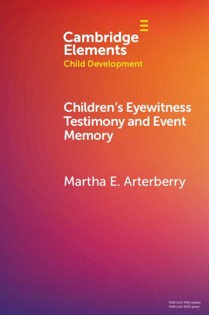 Vorderes Coverbild Children's Eyewitness Testimony and Event Memory