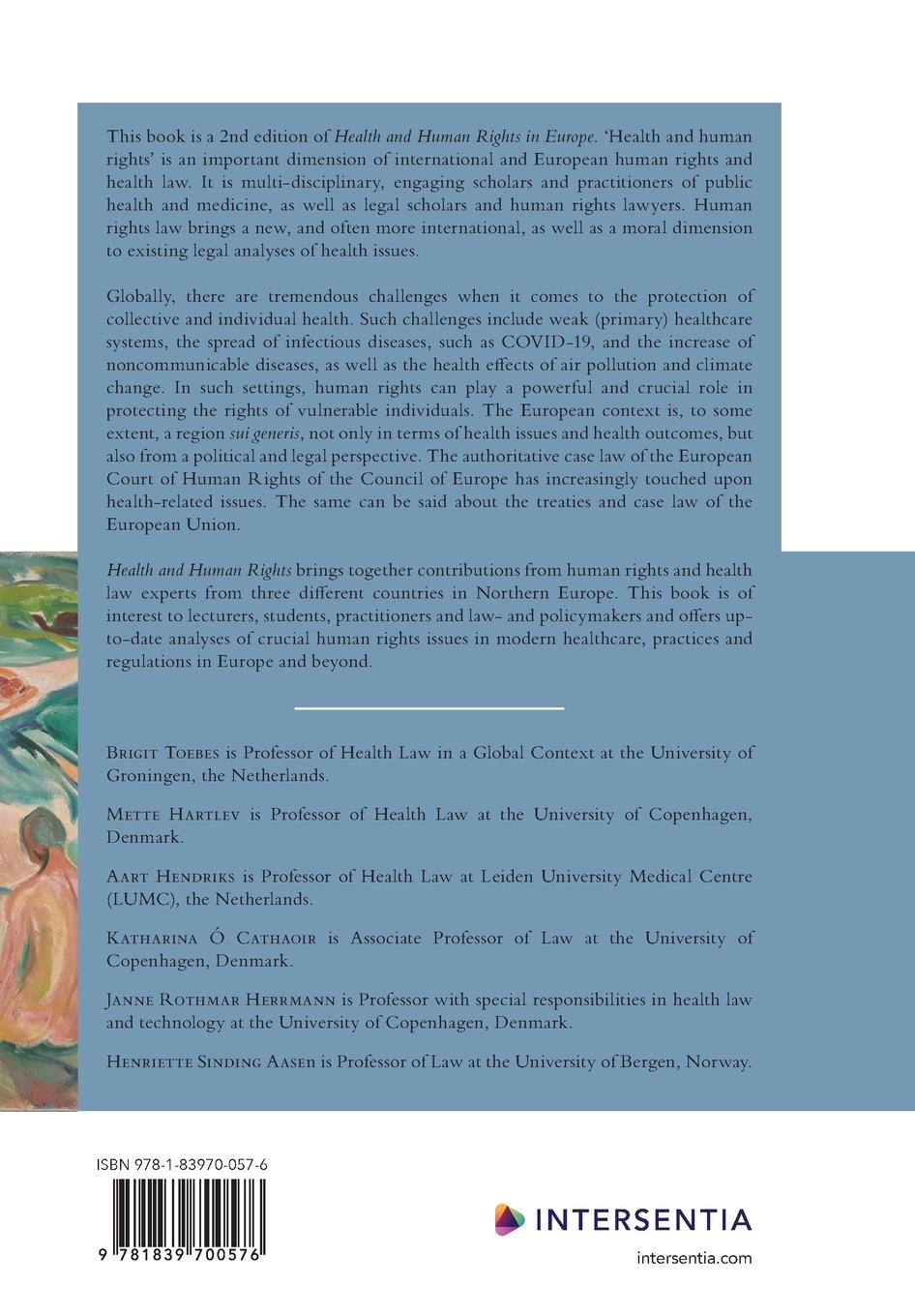 Rückseitencover Health and Human Rights (2nd edition)
