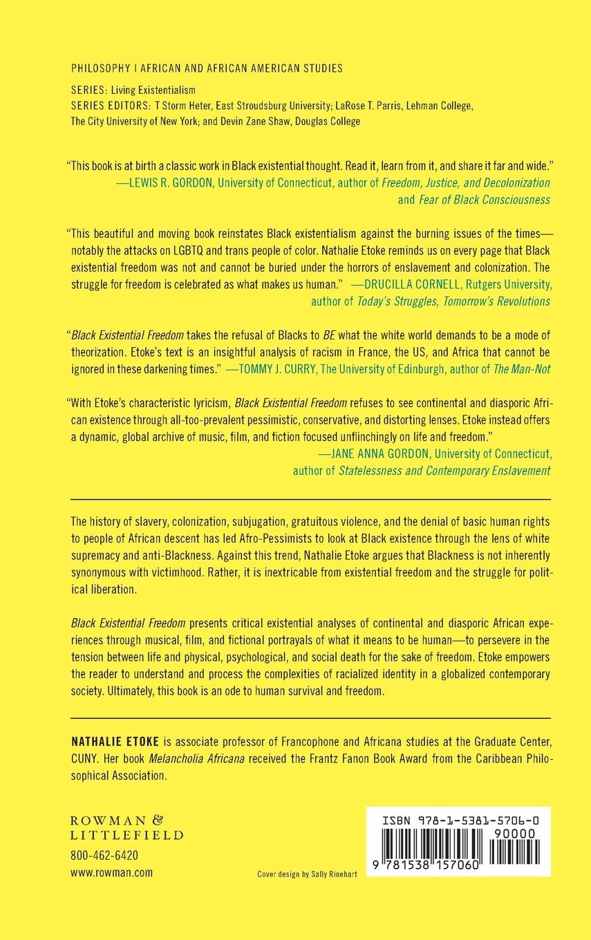 Rückseitencover Black Existential Freedom