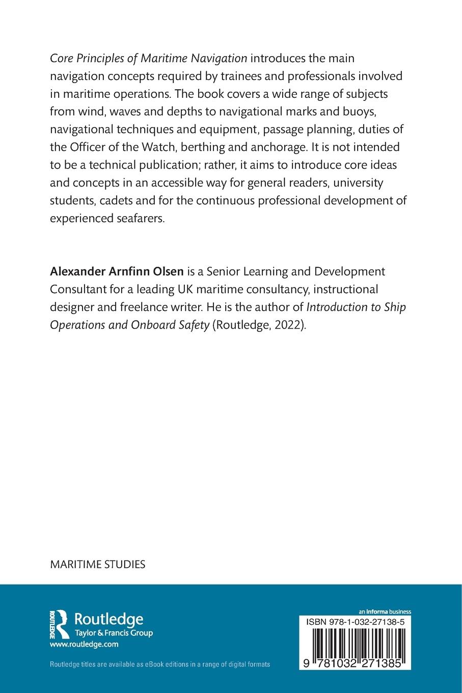 Rückseitencover Core Principles of Maritime Navigation
