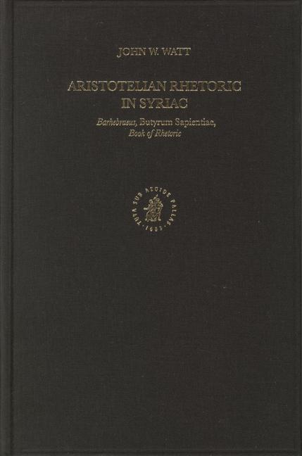 Vorderes Coverbild Aristotelian Rhetoric in Syriac