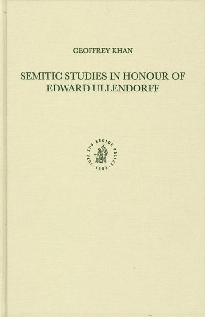 Vorderes Coverbild Semitic Studies in Honour of Edward Ullendorff