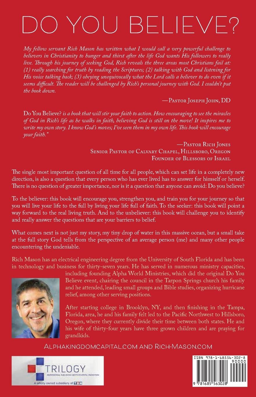 Rückseitencover Do You Believe?: 92 Miracles So Far and Counting!