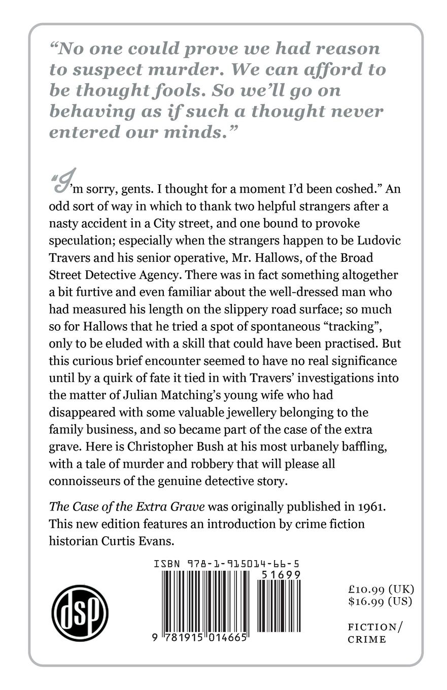 Rückseitencover The Case of the Extra Grave