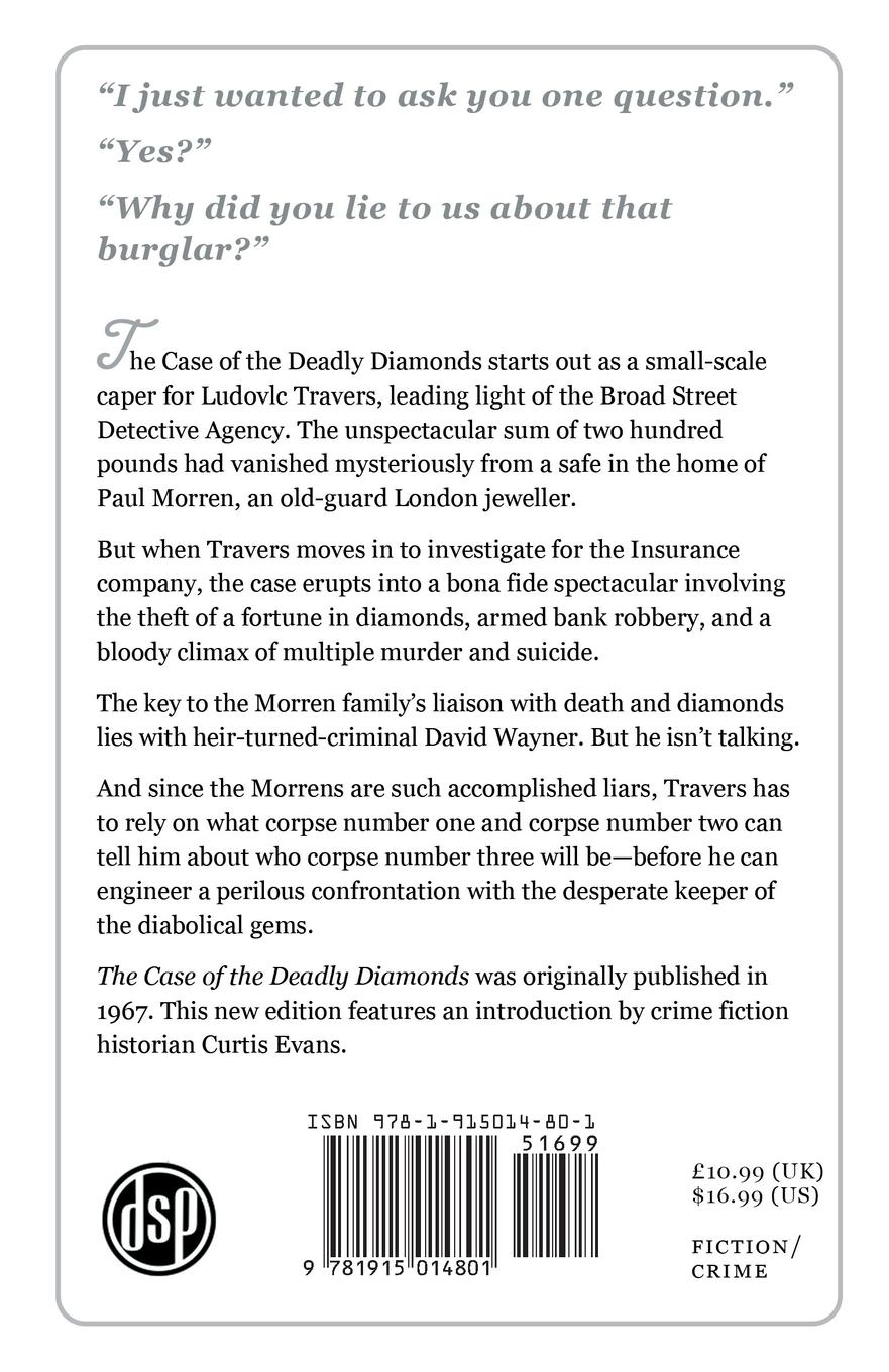 Rückseitencover The Case of the Deadly Diamonds