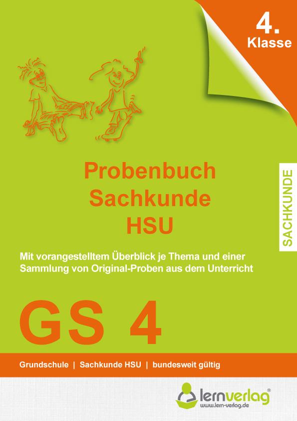 Vorderes Coverbild Grundschule Probenbuch 4. Klasse Sachkunde HSU