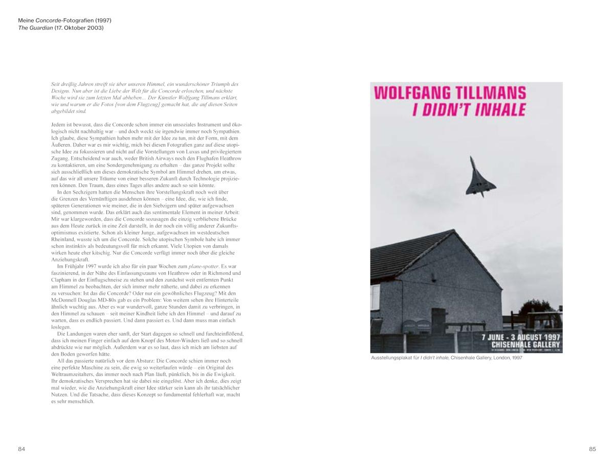 Beispielinhalt (Bild) Wolfgang Tillmans