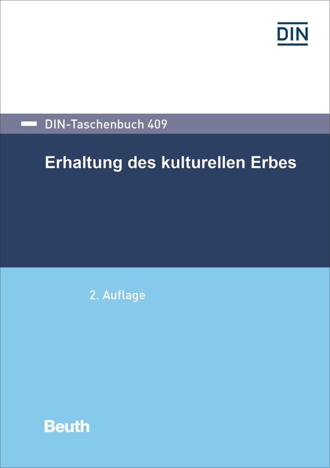Vorderes Coverbild Erhaltung des kulturellen Erbes