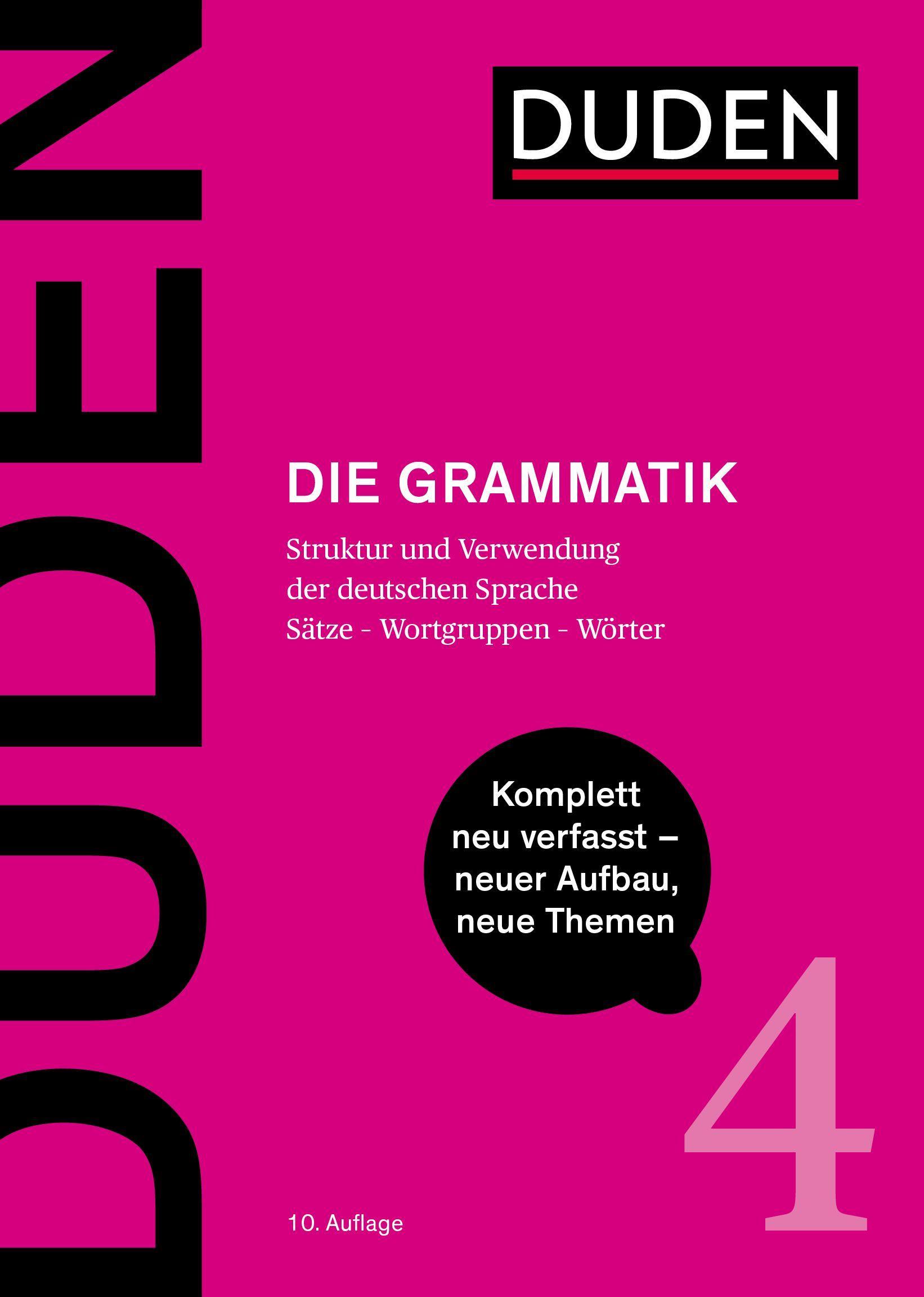 Vorderes Coverbild Duden - Die Grammatik