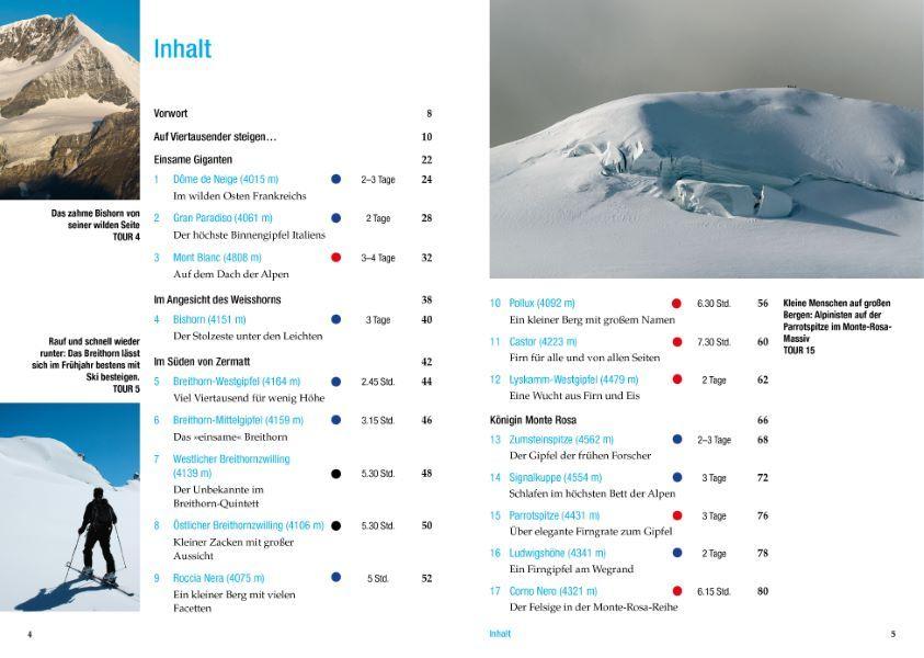 Beispielinhalt (Bild) Leichte 4000er Alpen
