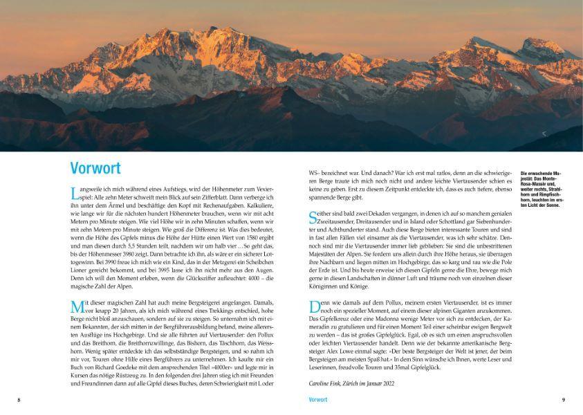 Beispielinhalt (Bild) Leichte 4000er Alpen