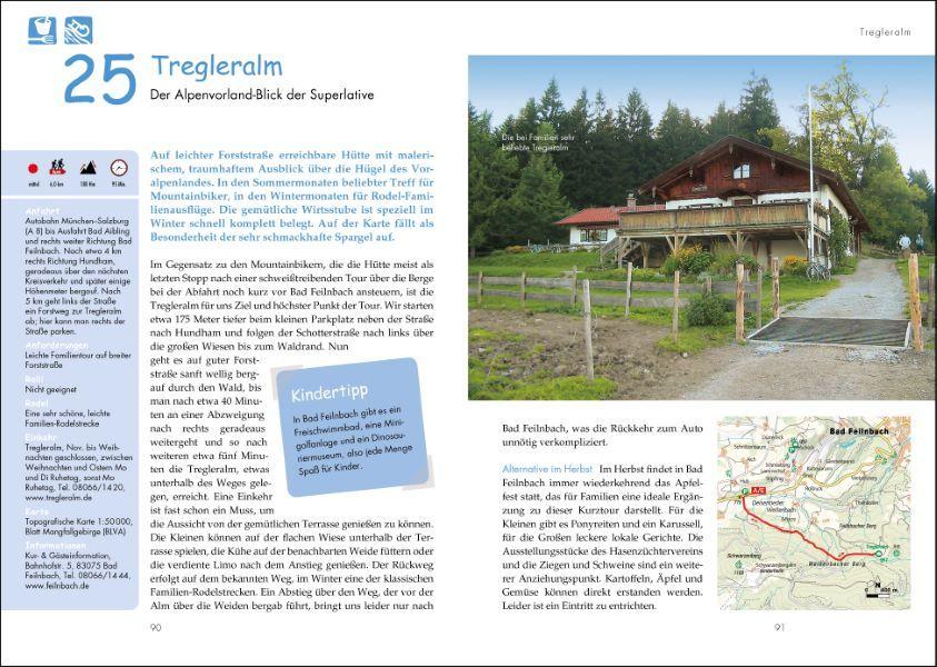 Beispielinhalt (Bild) Wanderungen mit dem Kinderwagen Bayerische Hausberge