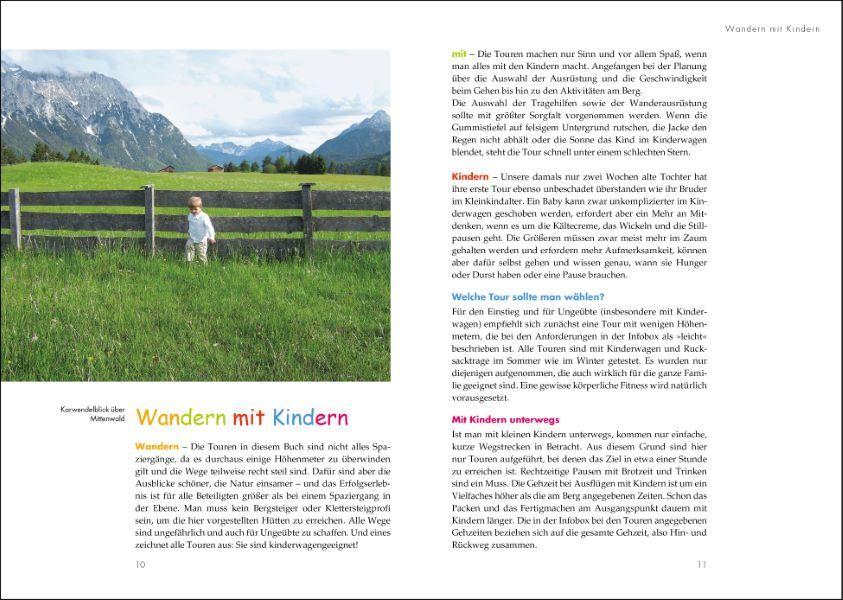 Beispielinhalt (Bild) Wanderungen mit dem Kinderwagen Bayerische Hausberge